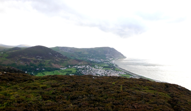  looking up the coast to Penmaen Mawr