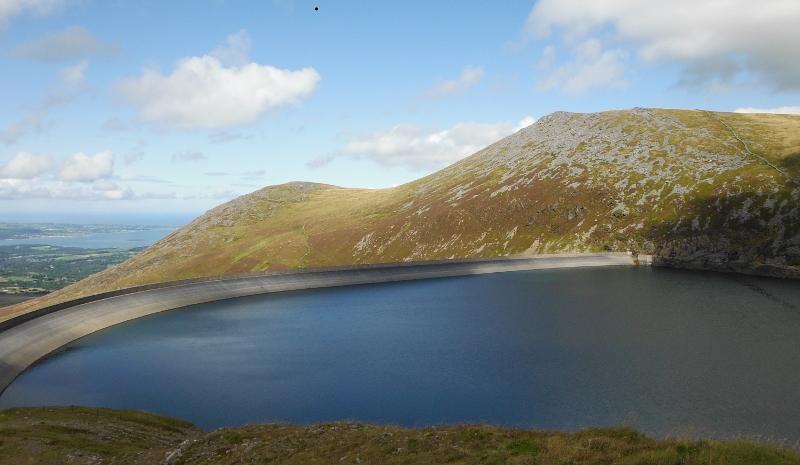  looking across the dam 