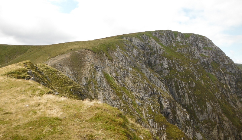  looking up to Foel-goch 