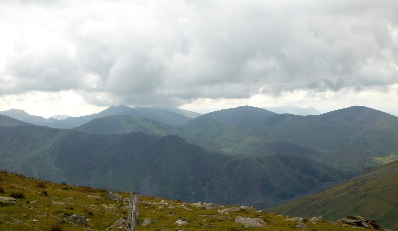  looking south from Foel-goch 