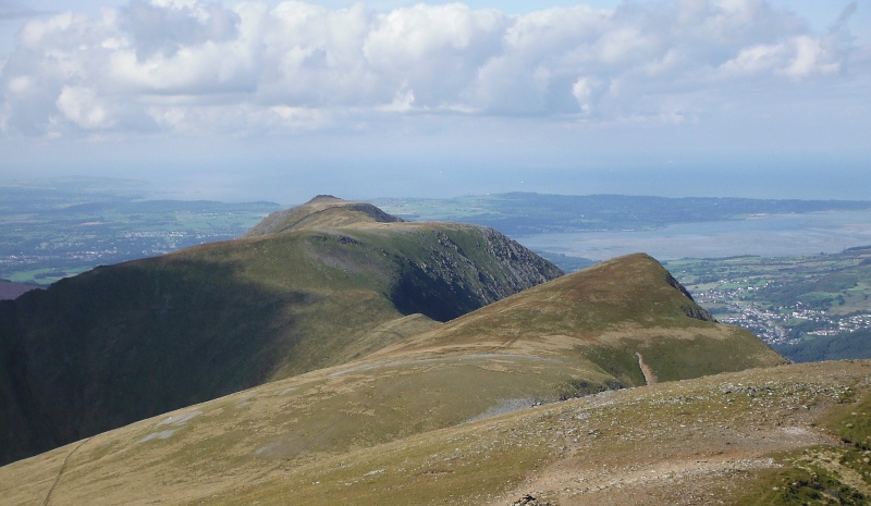  the ridge north of Y Garn 