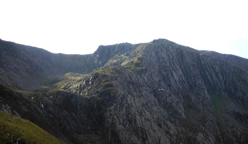  looking up to Seniors` Ridge 