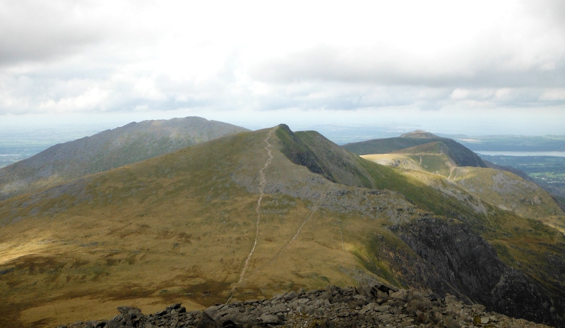  looking across to the north end of the Glyders 