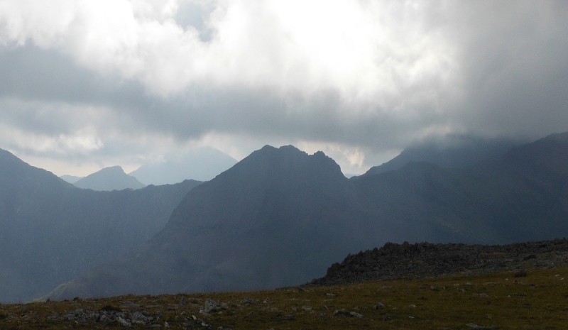  looking across to Crib Goch 