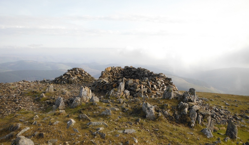  the summit of Mynydd Moel 