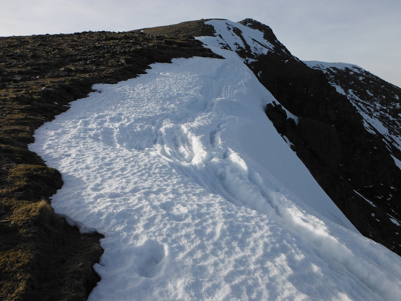  the split in the cornice 