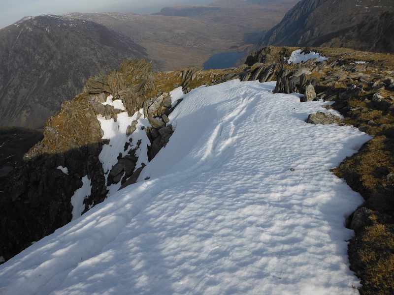  the split in the cornice 