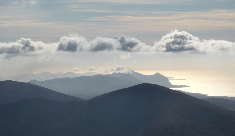  the coast of the Lleyn Peninsula and Yr Eifl 