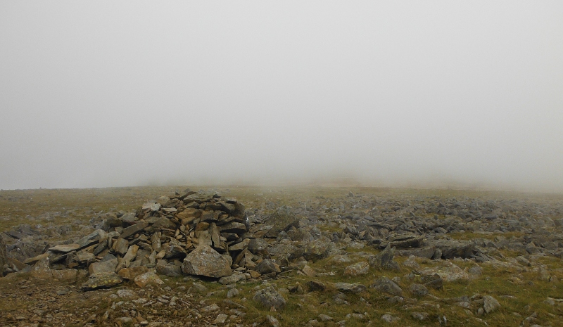  at the summit of Elidir Fach 