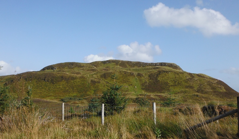  looking up at the summit 