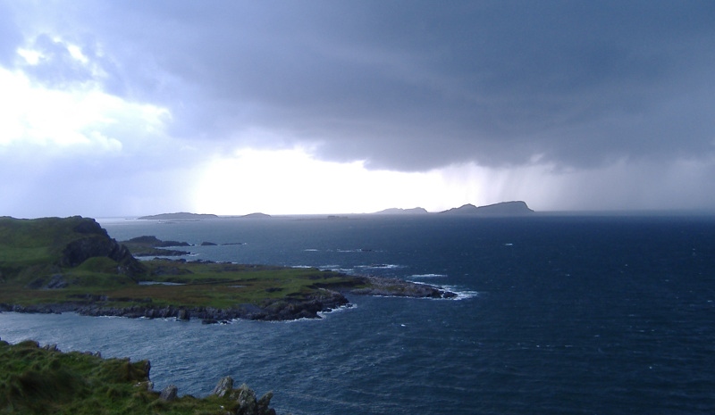  looking down towards the Garvellachs