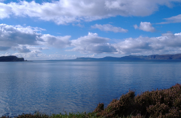 photograph looking down to the Ross of Mull