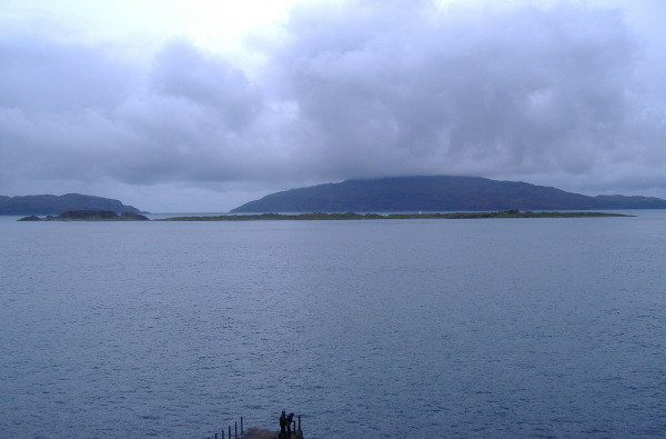 photograph looking across to Corryvreckan 