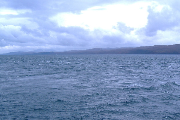 photograph looking across to Jura 