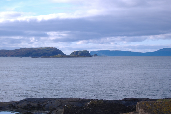 photograph looking east across to Luing