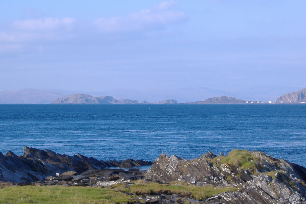 photograph looking north towards Insh Island and Easdale 