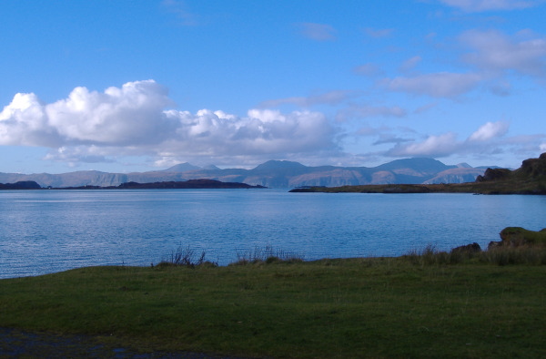 photograph looking across to Mull from Black Mill Bay