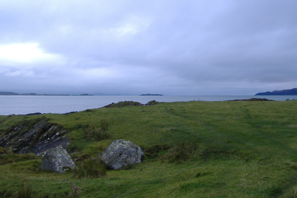 photograph looking south from the bottom end of Luing