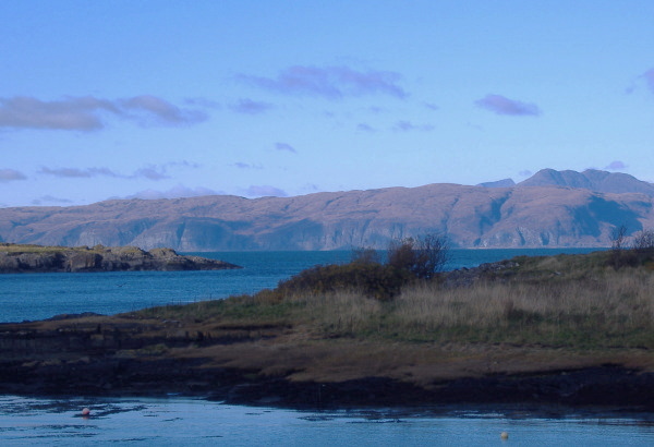 photograph looking across to Mull from Cuan pier