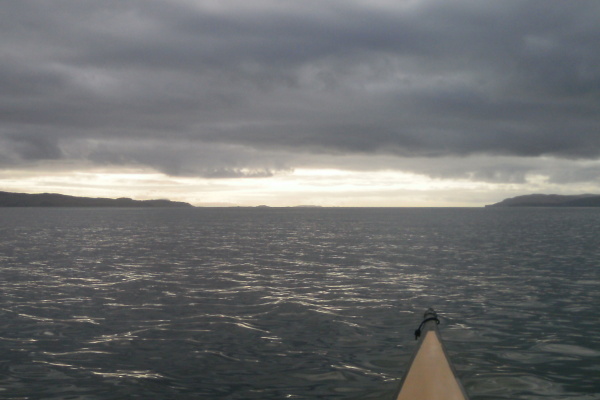 photograph looking south down the Firth of Lorne