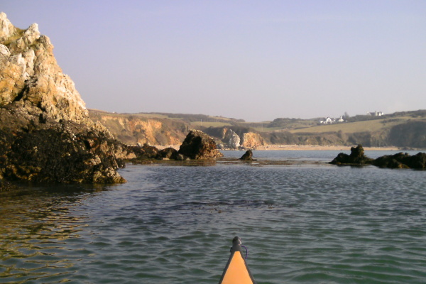 photograph looking in towards Llanbadrig Cove