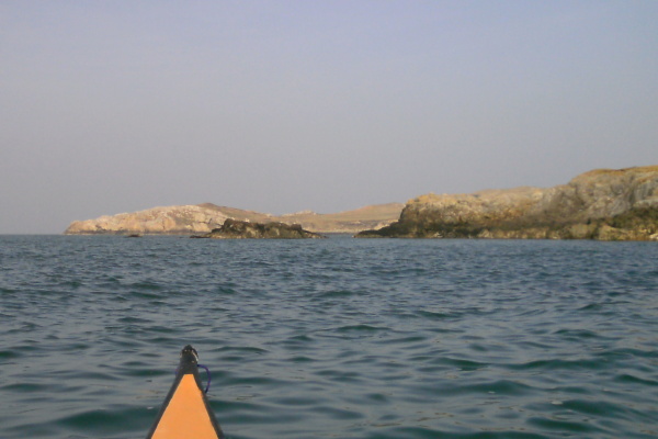 photograph looking towards Llanbadrig Head in sunshine