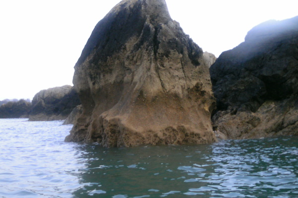 photograph of eroded sandstone