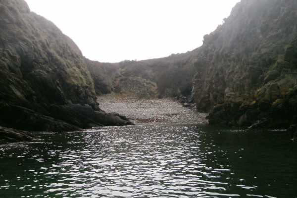 photograph looking in towards Porth Rhwydau 