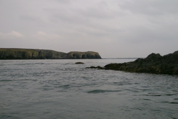 photograph looking back at Dinas Stack 