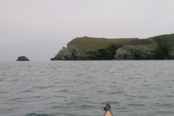 photograph looking out towards Dinas Stack 