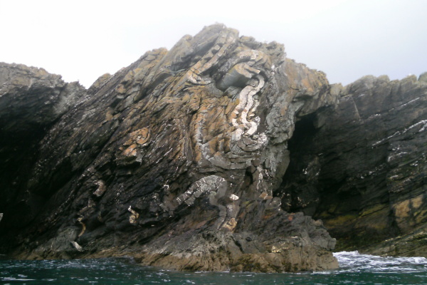 photograph of some very unusual rock formations 