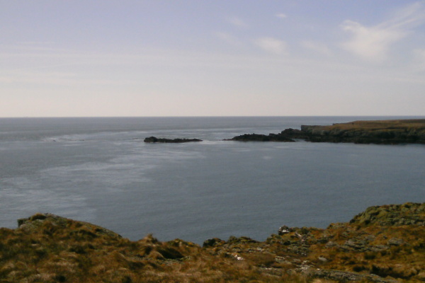 photograph of Penrhyn Mawr from Dinas Stack 