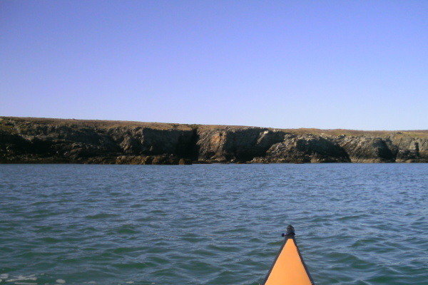 photograph of the coastline between Penrhyn Mawr and Dinas Stack 