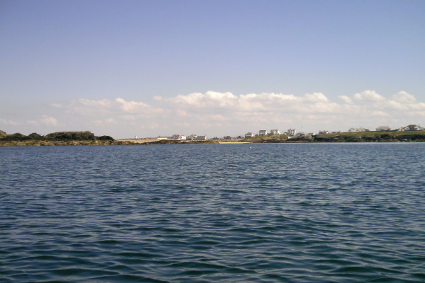 photograph of one of the many beaches along Treaddur Bay 