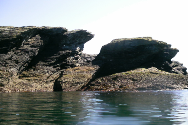 photograph of rock formations 