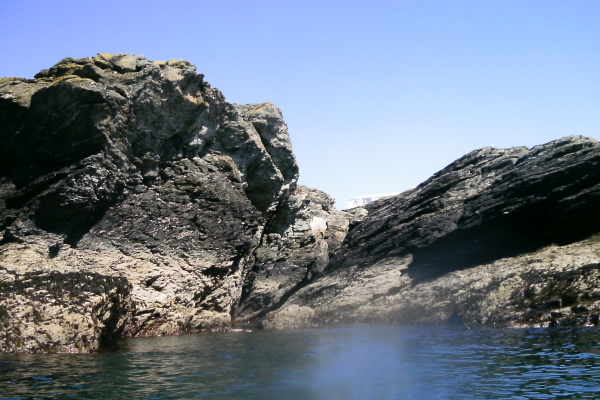 photograph of rock formations 