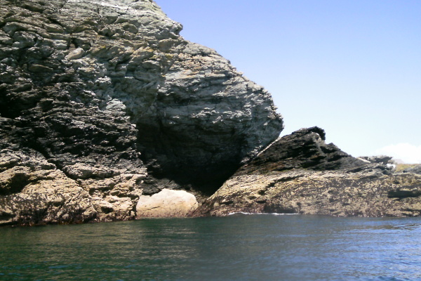 photograph of rock formations 