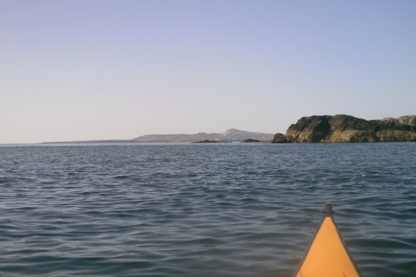 photograph of Rhoscolyn Head, Holyhead Mountain, and the Penrhyn Mawr headland 