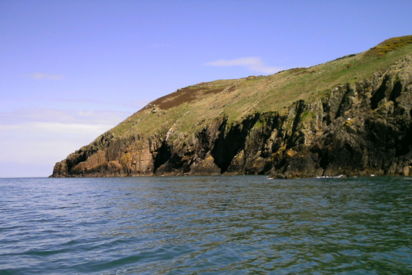 photograph looking along to headland three 