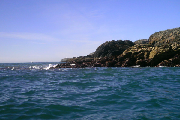 photograph of the coastline between Penrhyn Mawr and the westerly point 