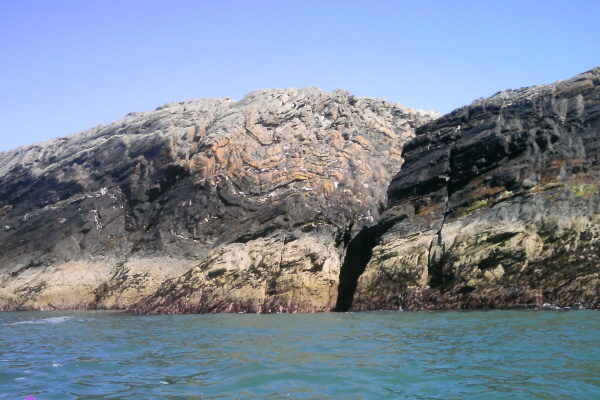 photograph of the coastline between Penrhyn Mawr and the westerly point 