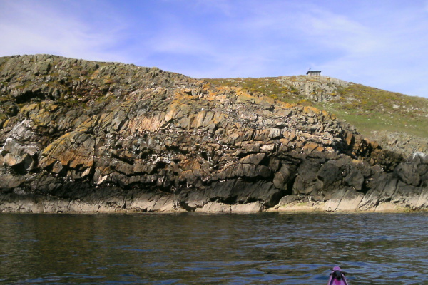 photograph of some rock formations 