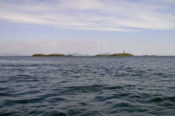 photograph looking across to Rhoscolyn Beacon 