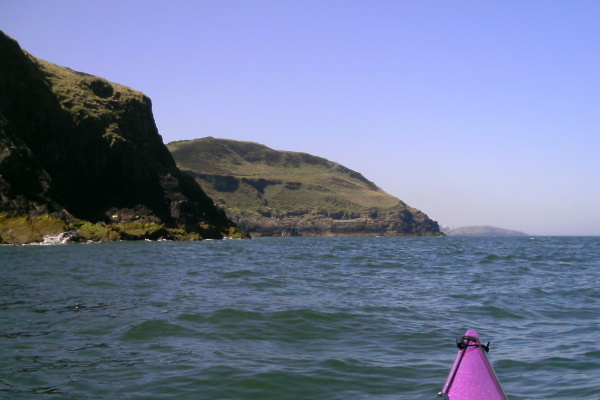 photograph looking west from Dinas Gynfor 