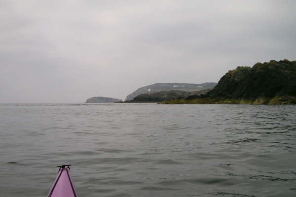 photograph of South Stack beyond the most westerly point of Penrhyn Mawr 