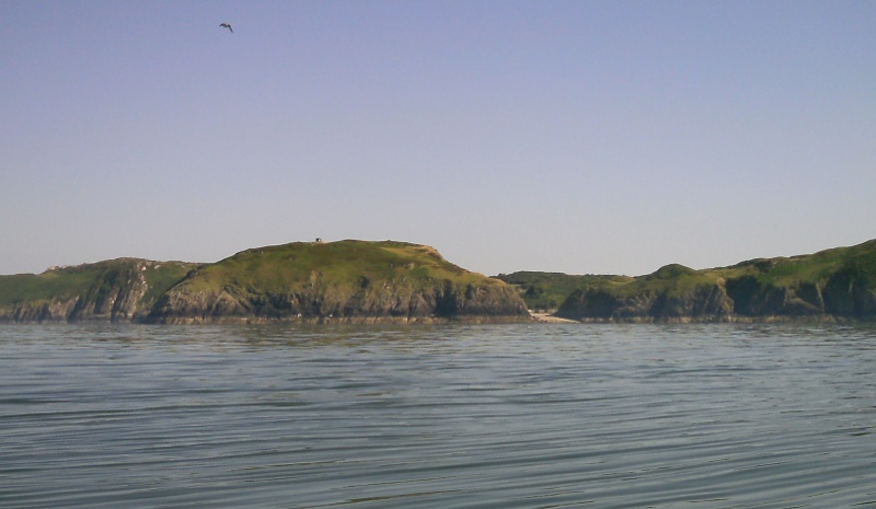  looking back to Dinas Gynfor 