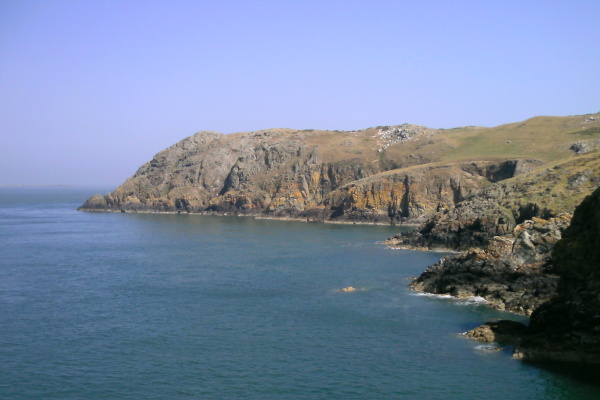 photograph looking north towards Carmel Head 