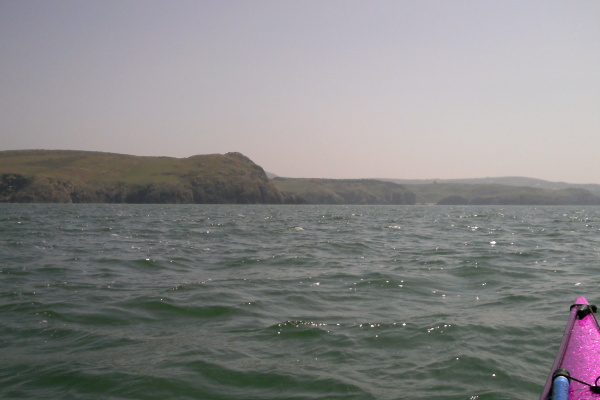 photograph looking back across to the mainland from just beside the Skerries 