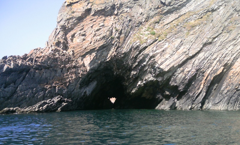  the cave with a hole at the end 