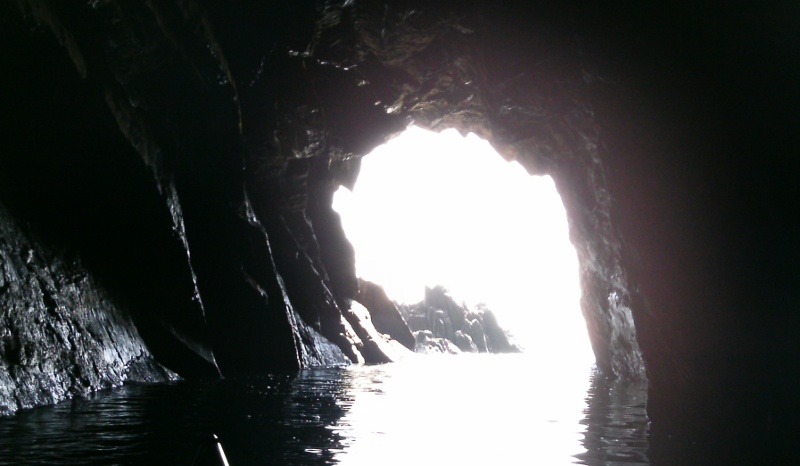  inside the cave 